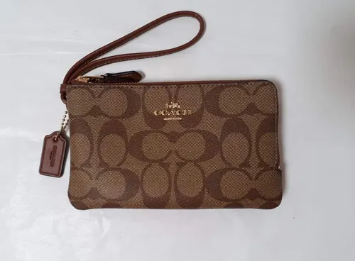 Wristlet coach doble cierre deals