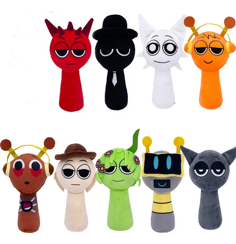 comprar L 9pc Sprunki Simon Oren Winda Sprunki Peluche Muñeca Regalo