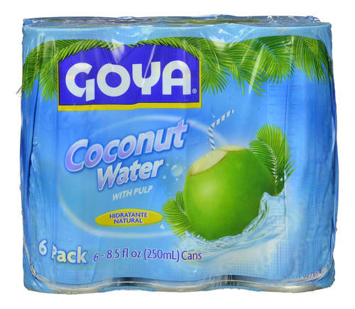 Agua De Coco, 8.5 Oz Líquidas (paquete De 6)