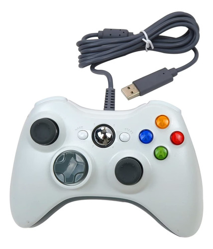 Controlador Mando Cable Usb Para Pc Xbox360