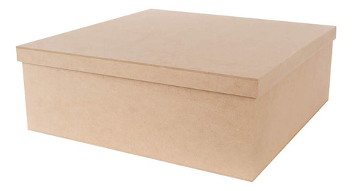 Mylin Caja Madera Mdf Sorpresa Con Tapa 12.5x34cm 1pz Color Natural