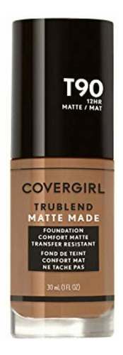 Covergirl Trublend Matte Made Liquid Foundation, T90 Tawny,