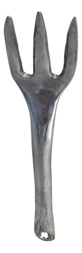 Tenedor De Aluminio Pulido Pinza Para Frituras
