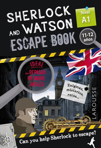 Sherlock & Watson. Escape Book Para Repasar Ingles. 11-12 Aãâos, De Saint-martin, Gilles. Editorial Larousse, Tapa Blanda En Español