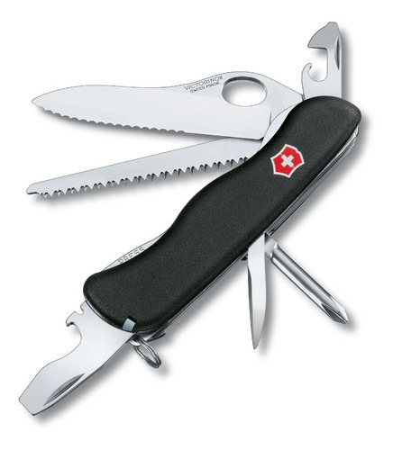 Victorinox Navaja Trailmaster, Negra, 12 Usos Color Negro