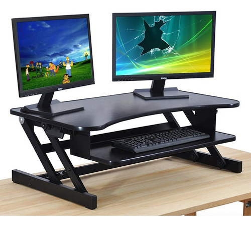 Deskriser. Soporte Computadora Altura Ajustable Para Pie