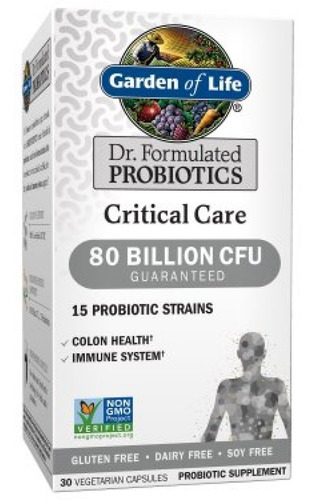 Probiótico Garden Of Life - 80 mil millones de CFU - Cuidados intensivos