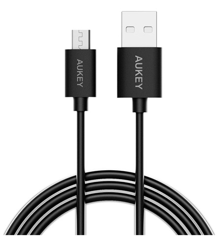 Cable Micro-usb A Usb-a De 2 Metros Pvc Negro