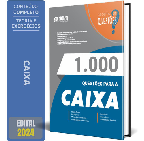 Caderno Questões Gabaritadas A Caixa 2024 - Técnico Bancário