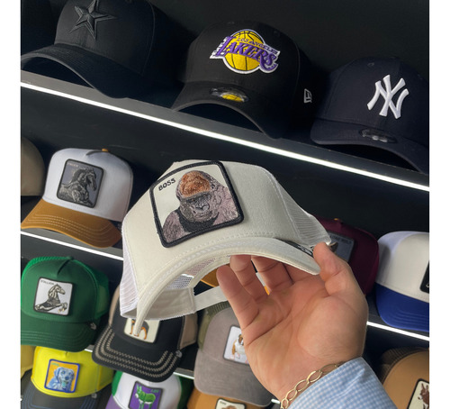 Gorra Goorin Bros Boss Gorila Blanca Original