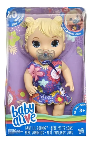 Mu eca Baby Alive Baby Lil Sounds Rubia
