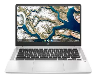Laptop HP Chromebook 14a-na0031wm mineral silver 14", Intel Pentium Silver N5000 4GB de RAM 64GB SSD, Intel UHD Graphics 605 1366x768px Google Chrome