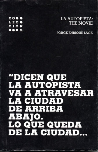 Libro La Autopista - Lage, Jorge Enrique