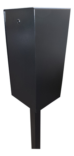Buzón Cartero Grande G-24 C/ Pulsador P/ Timbre Incluye Pie Negro