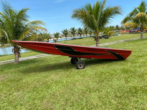 Embarcação De Alumínio Calaça Mod Flash Bass 600 De 6 M