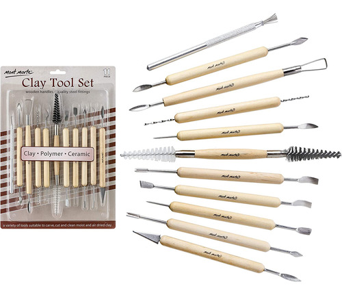 Clay Tool Set 11 Herramientas Modelar Signature Mont Marte