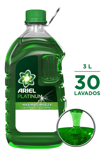 Ariel Platinum Jabón Líquido 3L