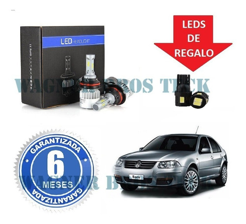 Kit Luces Led Cree H7 Volkswagen Bora 16.000 Lumens Promo