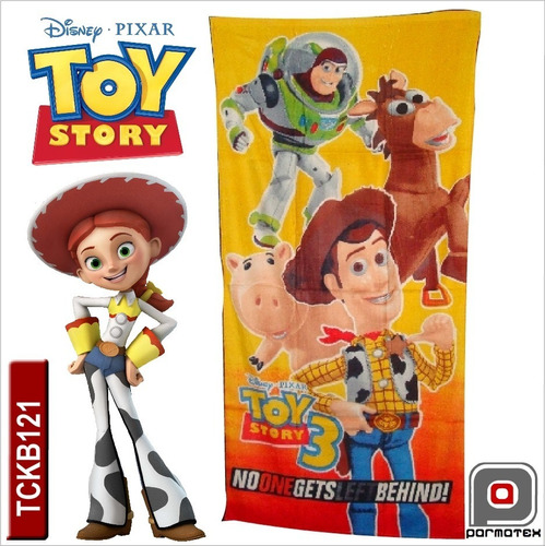 Toalla Infantil Toy Story Grande Algodon Pixar Disney