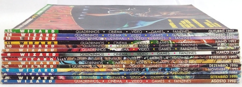 Wizard Guia Dos Quadrinho Do N° 1 A N°15 Um Lote De 14 Gibis (Usado)