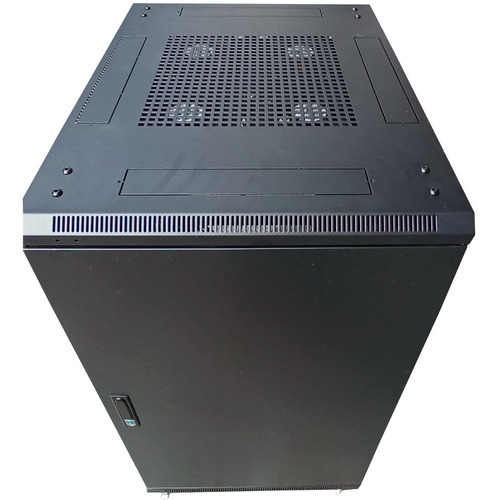 Imagen 8 de 8 de Rack Gabinete De Piso 22u Con Ruedas Y Llave Linkbasic