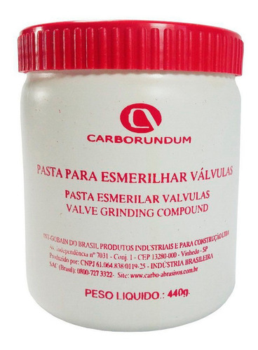 Imagem 1 de 2 de Pasta Esmerilhar Válvulas Fina Média Ou Grossa - Carborundum