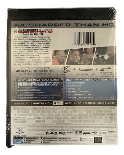 * Fate Of The Furious Rapidos Y Furiosos 8 4k Uhd Blu-ray *