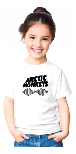 Polera Rock Arctic Monkeys Niño/niña 100% Algodon