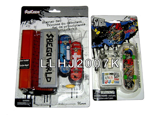 Lote 2 Pack Mini Patinetas P/ Dedos Sbego & Elingerdeck Baf (Usado)