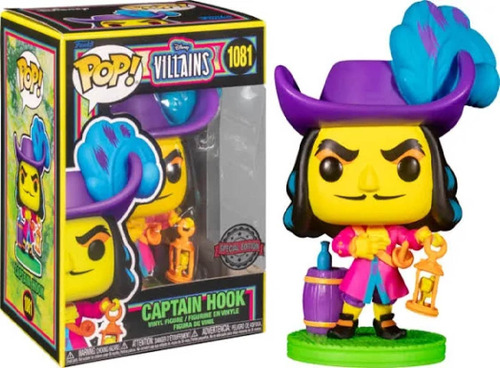 Funko Pop! Disney Villains - Capitán Garfio Blacklight 1081