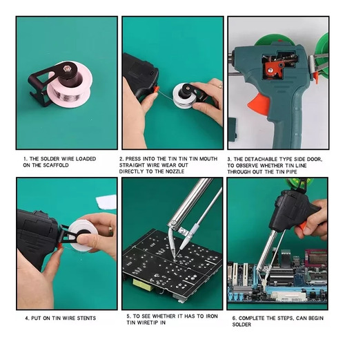 Pistola Automática Para Soldadura De Estaño 60w 110v