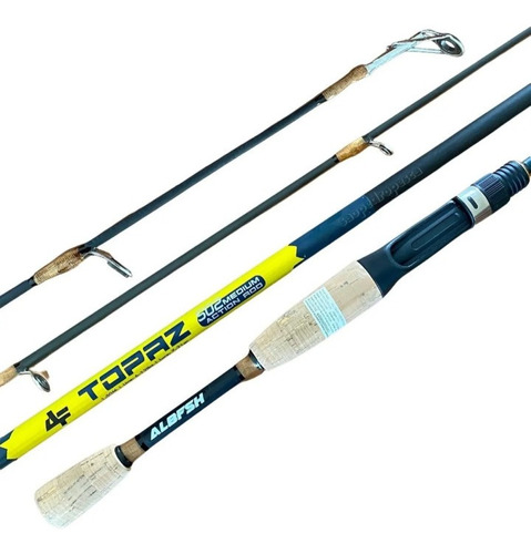 Vara Para Carretilha Albatroz Topaz (1,50m) 6-12lb 2 Partes