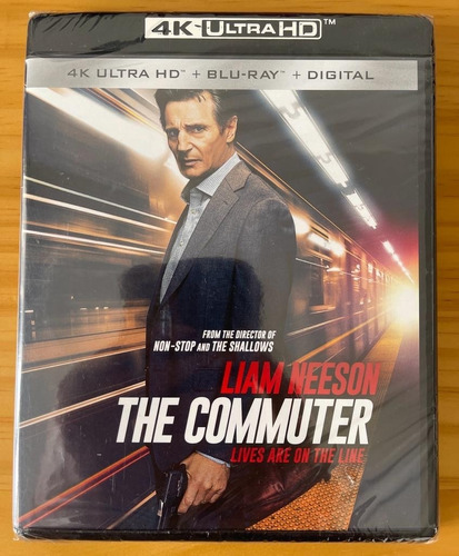 4k + Bluray O Passageiro - Liam Neeson - Lacrado