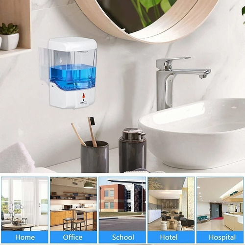 Imagen 7 de 9 de Dispensador Jabon Gel Antibacterial Automatico Despachador
