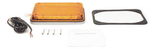 Luz De Advertencia De 9x7 Color Ámbar Ideal Para Ambulancias