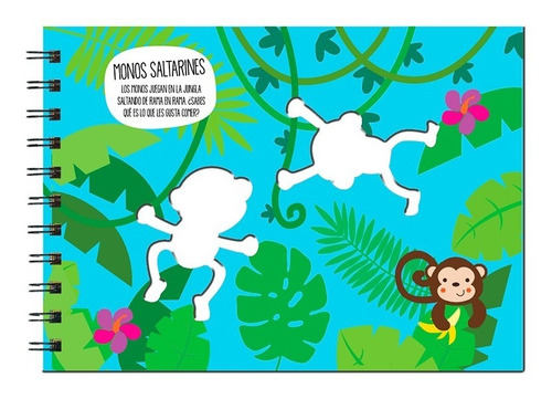 Imagen 2 de 3 de En La Jungla - Mi Libro De Stencil - Infantil - V&r