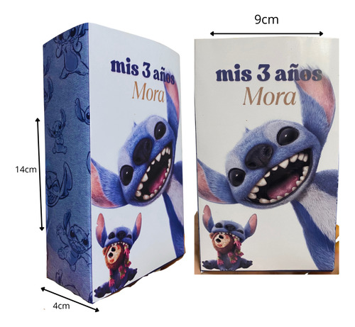 Set De Cumpleaños Stitch + Bolsitas Personalizadas 25 Unidad Azul Stitch