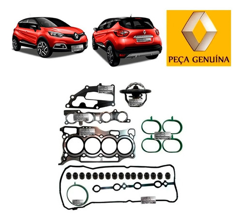 Jogo Junta Superior Captur 1.6 16v H4m 16 Acima 101013490r