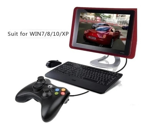 Imagen 4 de 4 de Control Joystick Alámbrico Xbox 360 Usb, Pc Y Android
