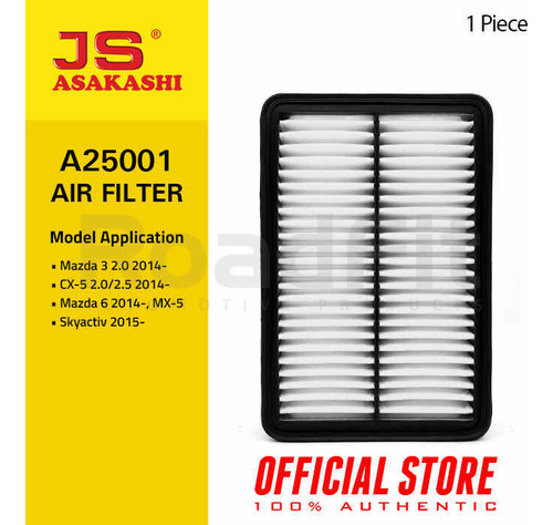 Filtro De Aire Js Asakashi Mazda 3/5/6/cx-5