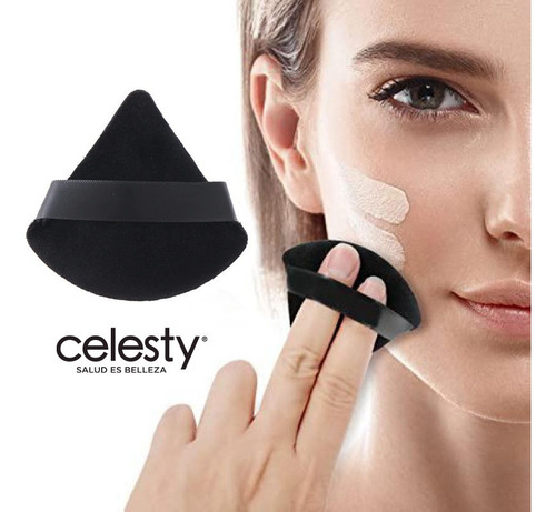 Kit 10 Borla Triangular Esponja Sellar Maquillaje Celesty®