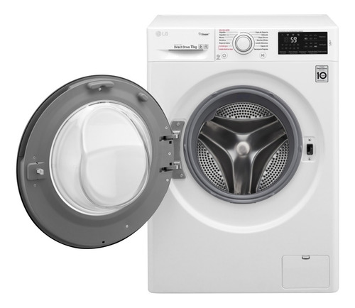 Lavarropas Frontal LG 11 Kg Wm11wbs6 - Garantía Oficial