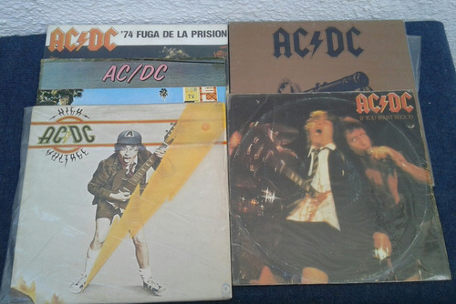 Coleccion De 11 Discos De Vinilo Ac / Dc.