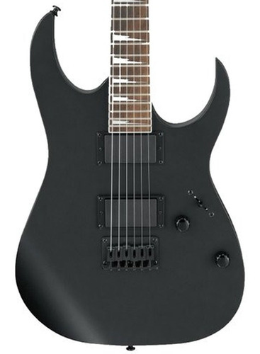 Ibanez Guitarra Eléctrica Grg121dx-bkf Negro Mate Hh Álamo Color Black flat Material del diapasón Amaranto Orientación de la mano Diestro