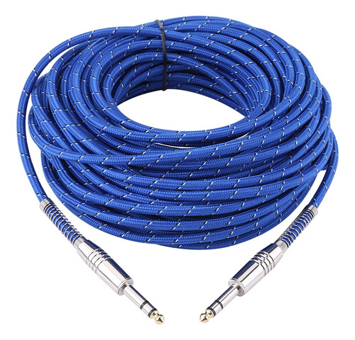 Enchufe Británico De 6,35 Mm A Cable Estéreo Para Mezclador