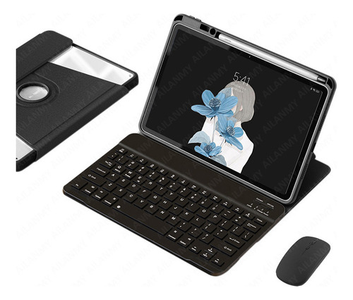 Funda Rotar 360°,teclado+mouse For Huawei Matepad 11.5 2023