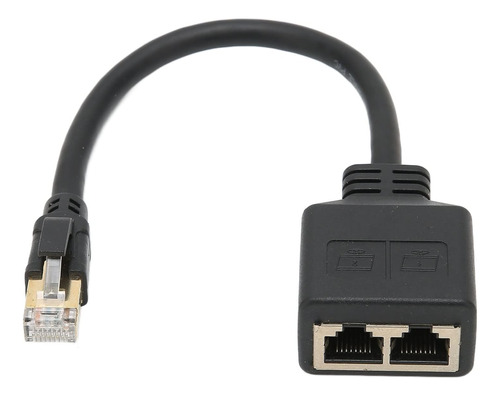 Cable Adaptador Ethernet Rj45, Divisor De 1 A 2 Puertos, Exc