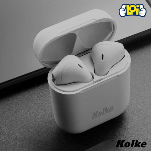 Auriculares Bluetooth Kolke Kab 479 Estuche Tws Manos Libres Color Azul