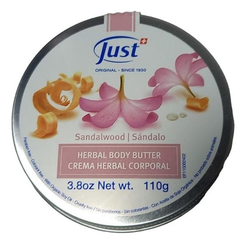 Body Butter De Sándalo - Just +