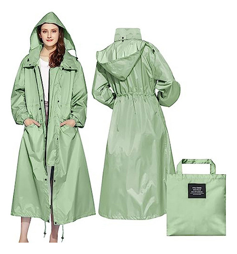Chubasqueros Largos Para Mujer Chaqueta Impermeable Plegable